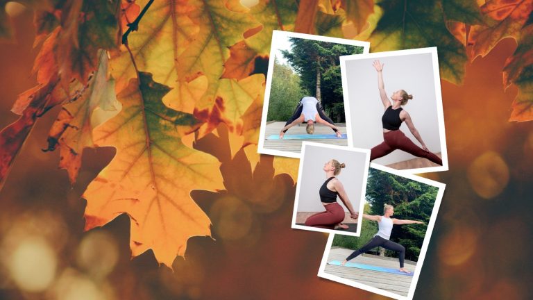 Yoga Routine im Herbst für mehr Erdung